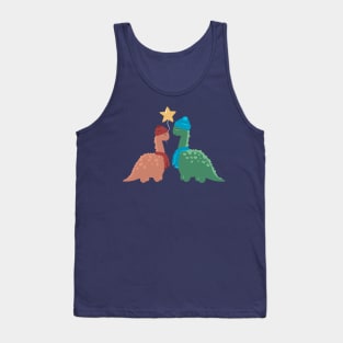 Christmas Dinos Tank Top